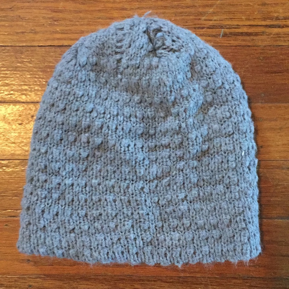 Gray/blue beanie